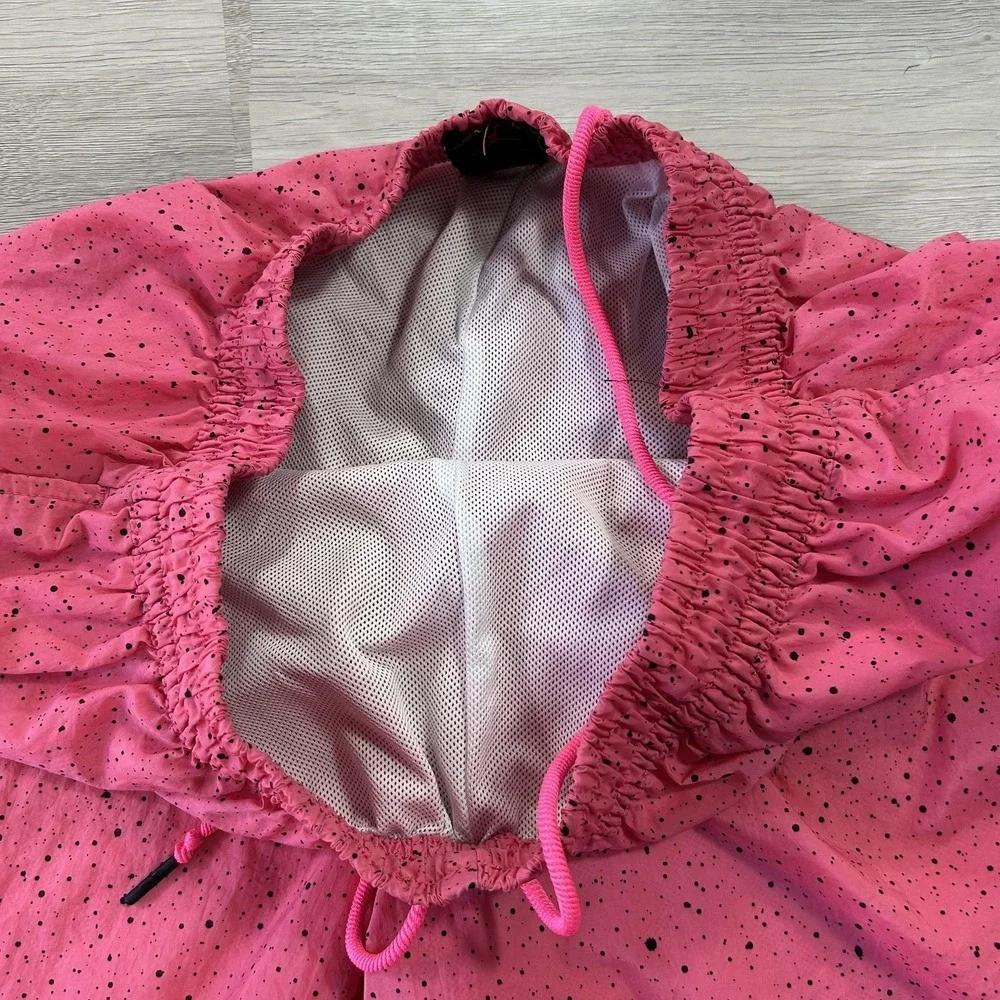 Jordan Swim Trunks Shorts Mens 2XL Pink Speckle Jumpman Lined Mesh Drawstring